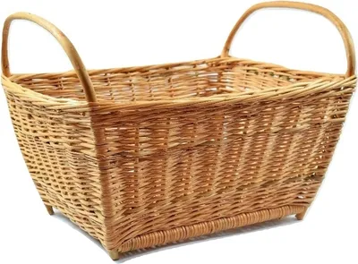 Produktbild von Kaminkorb Holzkorb Kaminholzkorb aus Weide Madeira 50 cm