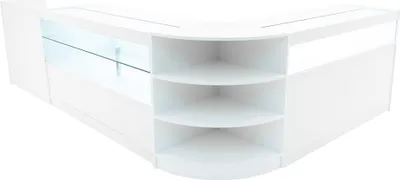 Produktbild von Europa LED Verkaufstheken-Set LM60 + B1500 + C1500 + TB60 – Weiß
