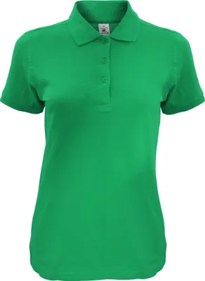 Produktbild von B&C Damen Safran Kurzarm Polo-Shirt RW4828 (XL) (Kellygrün)
