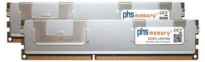 phs memory 64GB (2x32GB) Kit RAM Speicher kompatibel mit Fujitsu Primequest 2800B DDR3 LRDIMM 1333MHz
