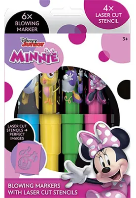 Immagine prodotto di Minnie che soffia sui pennarelli