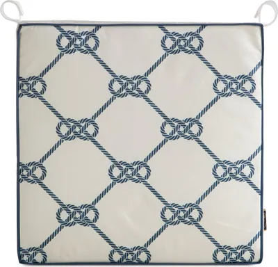 Image de Siège de chaise de jardin MARINE blanc 42x42x4 cm Mybesthome