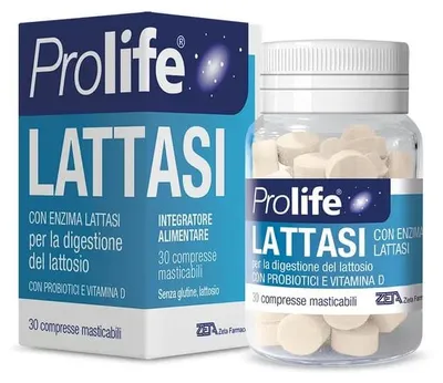 Immagine prodotto di Prolife Lattasi 30 Compresse Masticabili