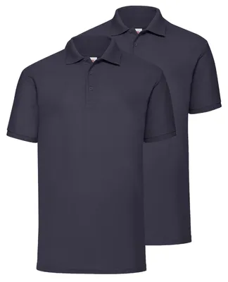 Produktbild von Doppelpack Fruit of the Loom 65/35 Polo + GRATIS MyShirt Stoffbeutel