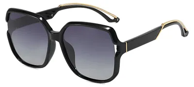 Zdjęcie produktu dla Techsuit 5228 okulary przeciwsłoneczne UV400 PC - czarno-złote