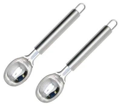 Image de Set de 2 cuillères à glace inox Fackelmann Elemental