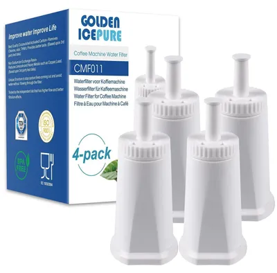 Image de Filtres à eau pour machines à café automatiques, compatibles avec Sage Barista, s NSF, lot de 4