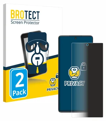 Produktbild von 2x BROTECT Sichtschutzfolie für Motorola Moto G85 Anti-Spy Privacy Sichtschutz Blickschutz Folie Blaulicht-Schutz
