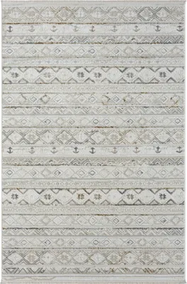 Produktbild von MY-RUG Teppich,Mina, 230x160, Kurzflor-Teppich, creme weiß, weich, gemütlich, mit schönem Muster, flachgewebt, rechteckig