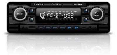 Produktbild von Caliber Autoradio - Retro mit Bluetooth® Technologie - USB - SD - 4x 75Watt - Schwarz (RMD120BT-B)