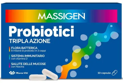 Immagine prodotto di Massigen Probiotici 10 Capsule 2024