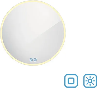 Obrázek produktu pro LED Kulaté zrcadlo s osvětlením Nimco ZP 26000 Ø 60 cm IP 44