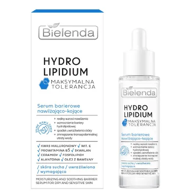 Zdjęcie produktu dla Bielenda Hydro Lipidium Barierowe Serum Do Twarzy Nawilżająco Kojące 30Ml