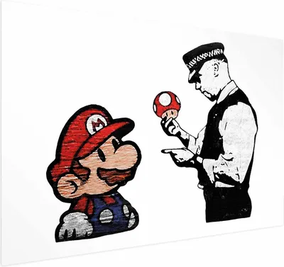 Immagine prodotto di Poster Banksy: Mushroom Maker 90x60 cm senza cornice senza margine
