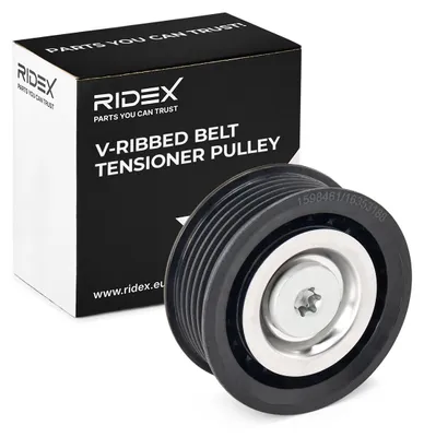 Produktbild von RIDEX 310T0436 Spannrolle Keilrippenriemen 70mm passend für MERCEDES-BENZ SPRINTER 3,5-t Kasten (906) C-Klasse T-modell (S203) VIANO (W639) VITO Bus