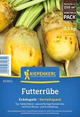 Produktbild von Kiepenkerl Futterrübe Eckdogelb Beta vulgaris var. vulgaris für 250 m² 0,5 kg