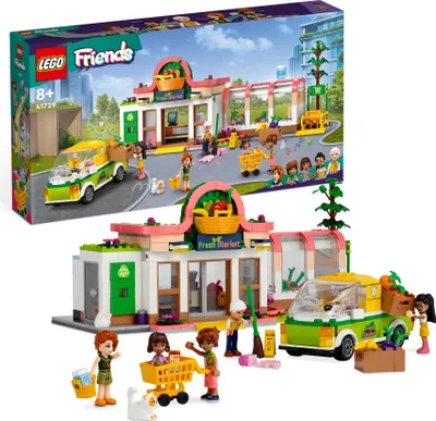 Produktbild von LEGO 41729 FriendsLaden, Supermarkt Spielset mit Charakteren aus der Serie 2023, Spielzeug-Geschäft für Mädchen und Jungen ab 8 Jahren