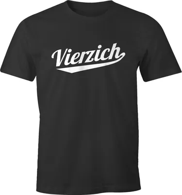 Produktbild von Herren T-Shirt Geschenk für Männer zum 40. 50. Geburtstag Dialekt Fuffzich Vierzich MoonWorks® Vierzich anthrazit XL
