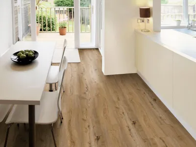 Produktbild von WICANDERS | 2,257 m² | Braun 8,5 mm Korkboden, Kork Landhausdiele Rustic Canyon Oak, Schwimmend Verlegen, Trittschalldaemmend, Fussbodenheizung geeignet, Nutzungsklasse 23 32