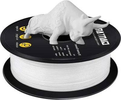 Produktbild von Weißes 3D Drucker Filament 1,75mm 1KG Spule Hochwertig