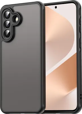 Immagine prodotto di Custodia per Samsung Galaxy A57 5G, custodia protettiva nera opaca, resistente agli urti, sottile