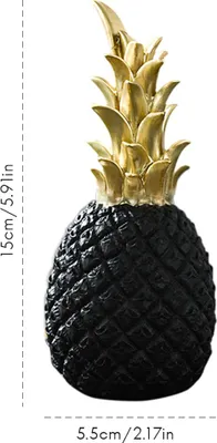 Image de Décoration moderne nordique d'ananas en résine Décoration de salon Armoire à vin Fenêtre Bureau Décoration d'intérieur