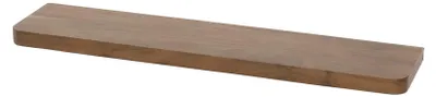Produktbild von FURNLUX Wandregal Akazie Schnitzen 90cm / Hauptfarbe: Braun / Abmessungen: 90 x 4 x 20 cm