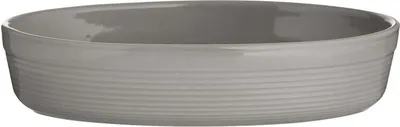 Produktbild von William Mason | Große ovale Auflaufform, grau 1,4 Liter