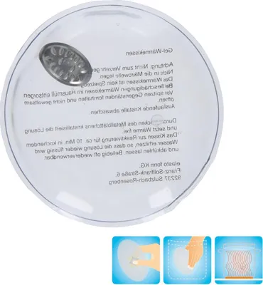 Produktbild von Handwärmer "Rund" transparent, wiederverwendbarer Taschenwärmer für Kinder und Erwachsene, Wärmepad für kalte Tage, Wärmeknickkissen für unterwegs