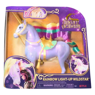 Produktbild von Unicorn Academy | Unicorn Wildstar | Rainbow LightUp 28Cm