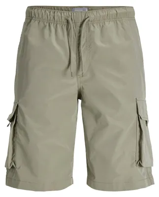 Produktbild von JACK & JONES Cargo Joggershorts Kordelzug Elastischer Bund Cargotaschen Größe: S