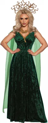 Produktbild von Schlangen Göttin Kostümkleid für Karneval & Halloween Größe: L