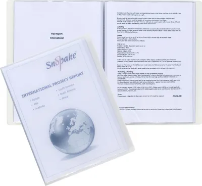 Produktbild von Snopake 11941, Transparent, Polypropylene, A5
