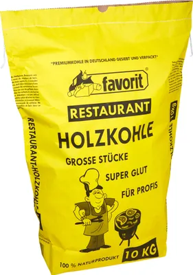 Produktbild von Favorit Restaurant - Holzkohle 10 kg Grillkohle
