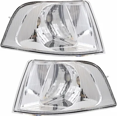 Produktbild von Frontblinker Set für Volvo S40 V40 2000-2004 Chrom Silber Weiß Blinker vorne