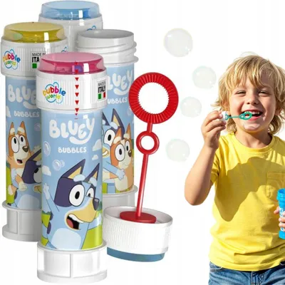 Produktbild von Seifenblasen für Kinder Hund BLUEY Märchen Geburtstag Party Festival Spaß 60ml
