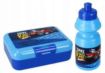 Immagine prodotto di Borraccia + cestino per il pranzo Hot Wheels Starpak