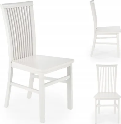 Produktbild von Esszimmerstuhl - Weiß - 46 x 92 x 53 cm B/H/T - Holzstuhl - Küchenstuhl - LAVELLO 1