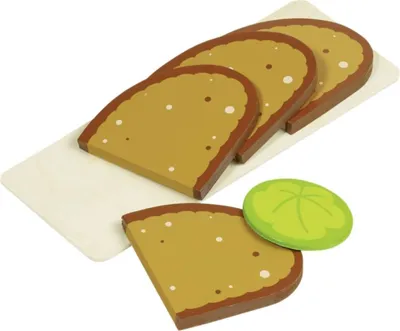 Obrázok produktu pre Brotscheiben, 4 Scheiben, 1 Salatblatt