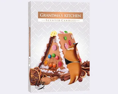 Produktbild von AURA CANDLES Teelichter Duft 6er Omas Küche