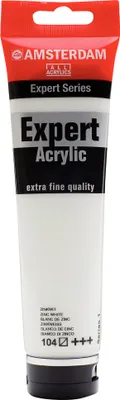 Immagine prodotto di Vernice acrilica Amsterdam Expert Series in tubetto 150 ml - bianco zinco 104