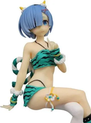 Immagine prodotto di Re:Zero Noodle Stopper Statua in PVC Rem in costume da demone, versione in altro colore, 16 cm