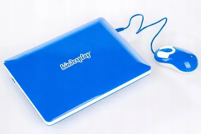 Obrázok produktu pre Detský notebook Kinderplay KP5830BLU, LCD displej, vzdelávacia hračka, 120 funkcií, s myšou, dvojjazyčný