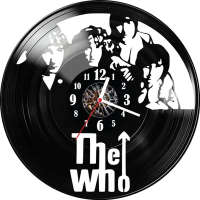 Zdjęcie produktu dla Zegar ścienny z płyty winylowej The Who 1519.14