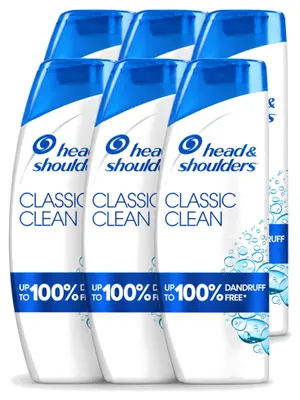 Zdjęcie produktu dla 6 sztuk szamponu Head & Shoulders Classic Clean - 400 ml - zestaw ekonomiczny