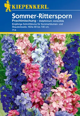 Artikelbild 1 von 'Sommer - Rittersporn Prachtmischung' aus der Kategorie Ritterspornsamen