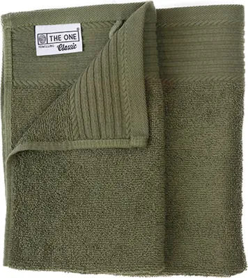 Produktbild von The One Towelling® T1-30 | Classic Guest Towel - Gästehandtuch - 30 x 50 cm - Farbe: Olive Green - Größe: 30 x 50 cm
