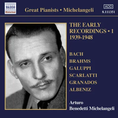 Produktbild von Benedetti Michelangeli, A: Early Recordings Vol.1