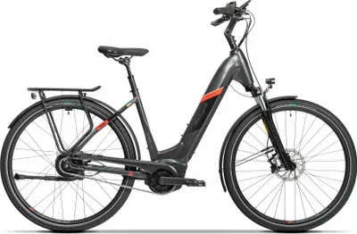 Produktbild von Malaguti Pescarola WV 5.2 EN Schwarz/Rot 28" 625 Wh Wave E-City Bike in Schwarz