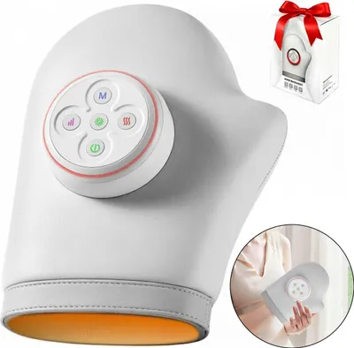 Produktbild von 5-stufiges Handmassagegerät mit Heizung – Druckfunktion für Finger/Handflächen, perfektes Geschenk für Frauen